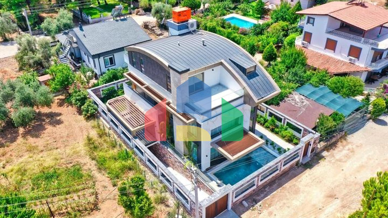 Простора вілла планування 6 + 1 в районі Дошемеалти - Анталія