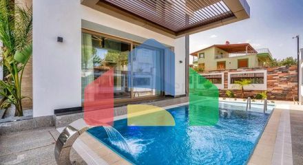 Простора вілла планування 6 + 1 в районі Дошемеалти - Анталія