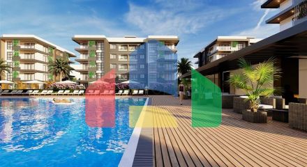 Apartments 2+1 and 3+1 in the elite area of Antalya