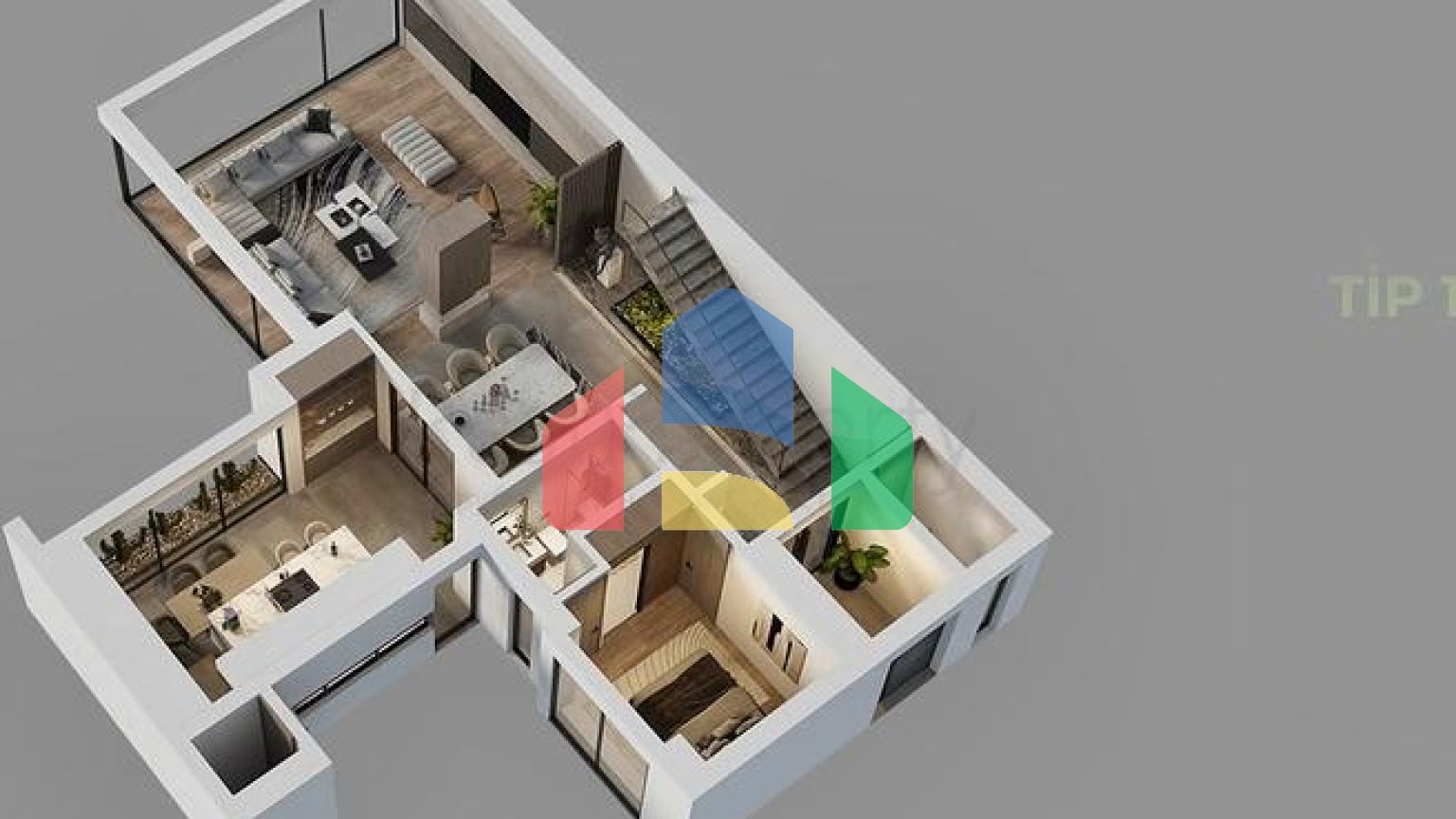 Инвестиционный проект, Виллы в районе Дошемеалты - Анталия