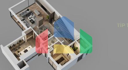 Инвестиционный проект, Виллы в районе Дошемеалты - Анталия