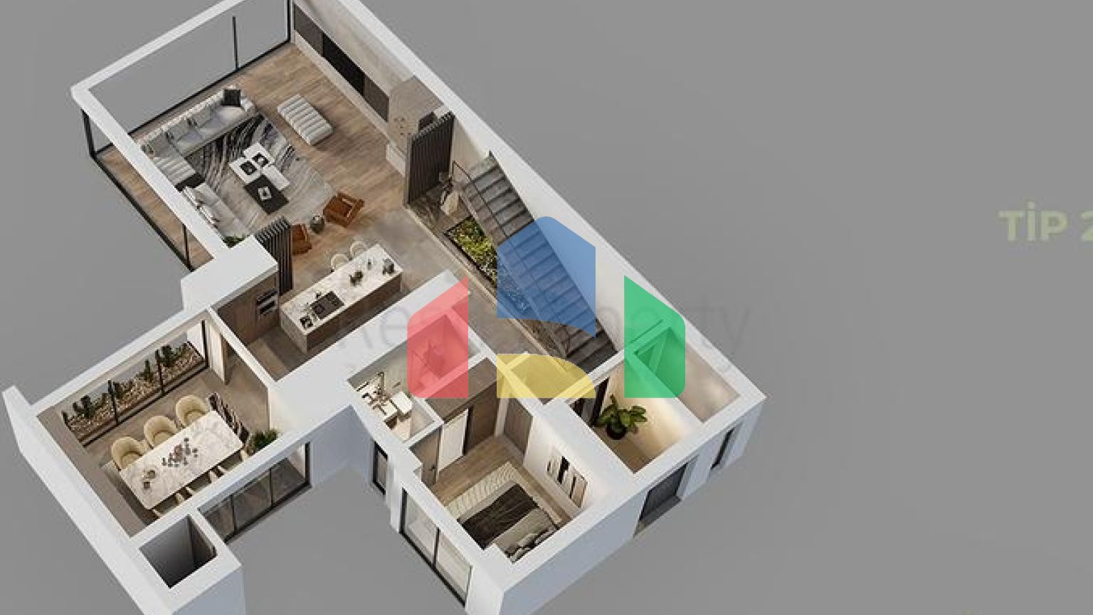 Инвестиционный проект, Виллы в районе Дошемеалты - Анталия