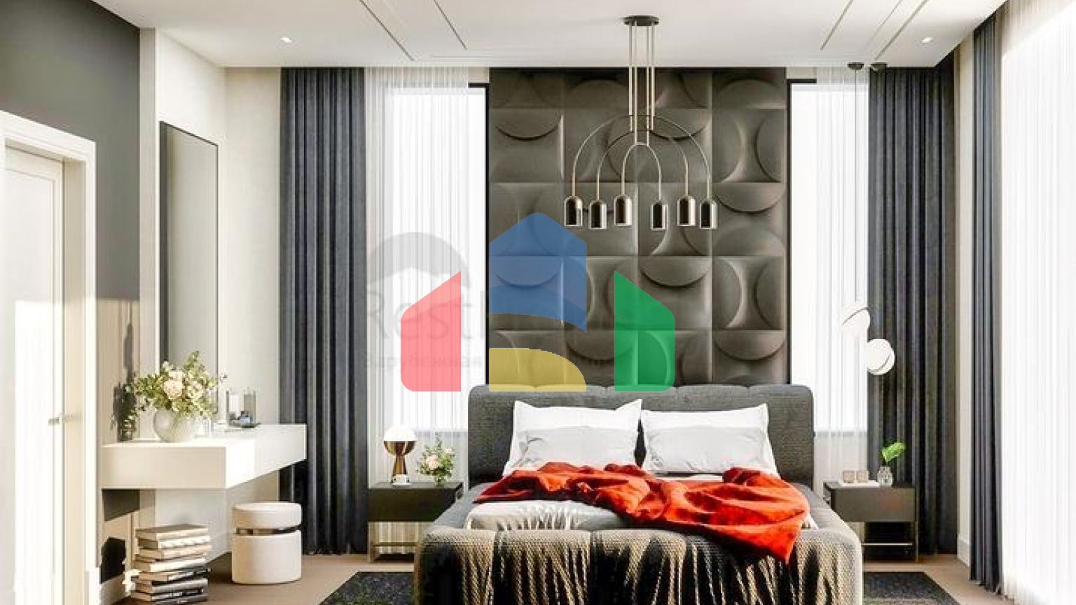 Вілла планування 4 + 1 в районі Дошемеалти - Анталія