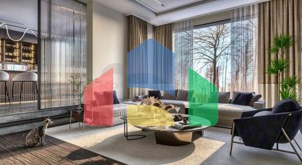 Вілла планування 4 + 1 в районі Дошемеалти - Анталія