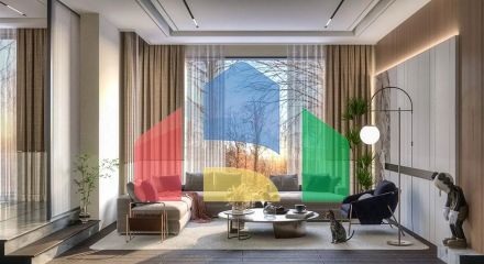 Вілла планування 4 + 1 в районі Дошемеалти - Анталія