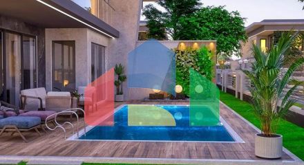 Вілла планування 4 + 1 в районі Дошемеалти - Анталія