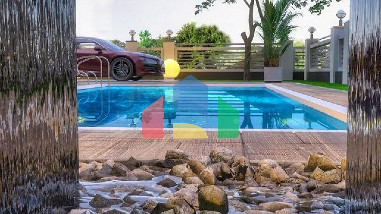 Вілла планування 4 + 1 в районі Дошемеалти - Анталія