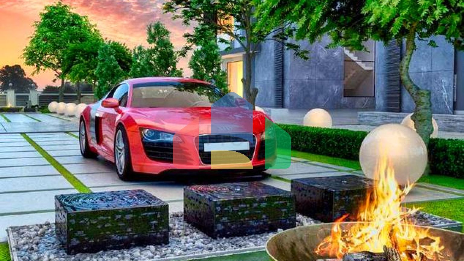 Вілла планування 4 + 1 в районі Дошемеалти - Анталія