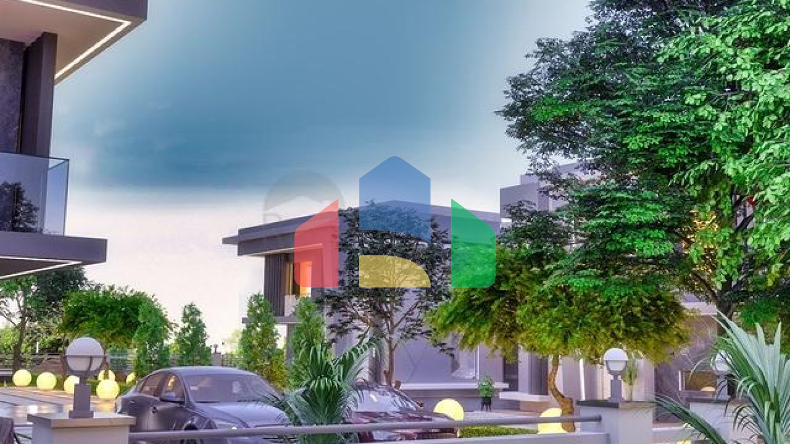 Вілла планування 4 + 1 в районі Дошемеалти - Анталія