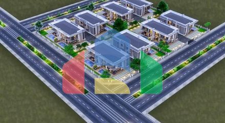 Вілла планування 4 + 1 в районі Дошемеалти - Анталія