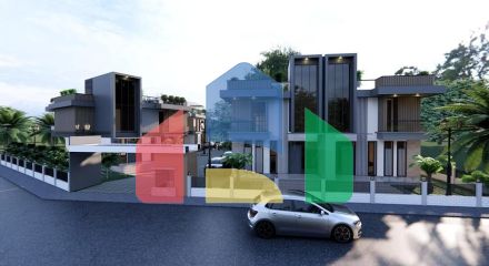 На продаж пропонуються вілли планування 4 + 1 в районі Дошемеалти - Анталія