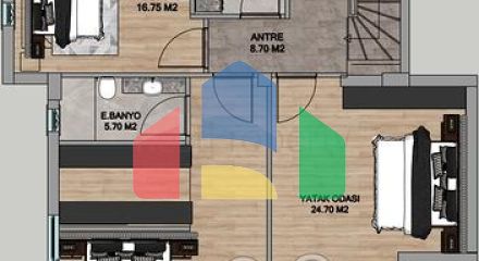 На продаж пропонуються вілли планування 4 + 1 в районі Дошемеалти - Анталія