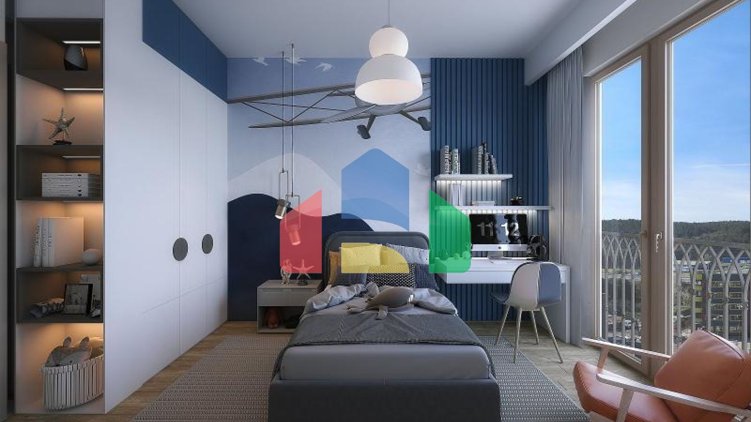 Квартира 1+1 в Стамбуле