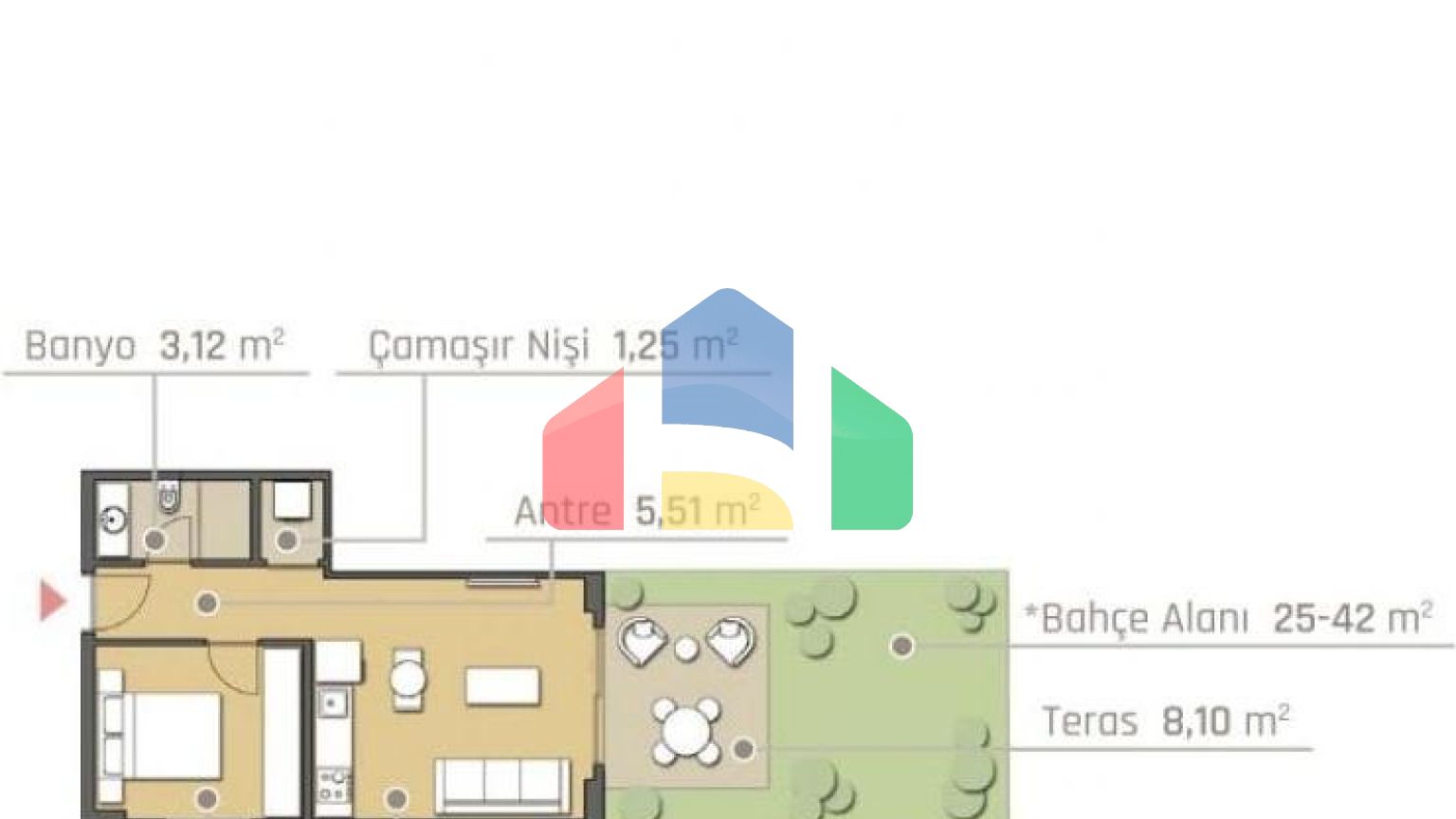 Дюплекс 3+1 в Стамбуле