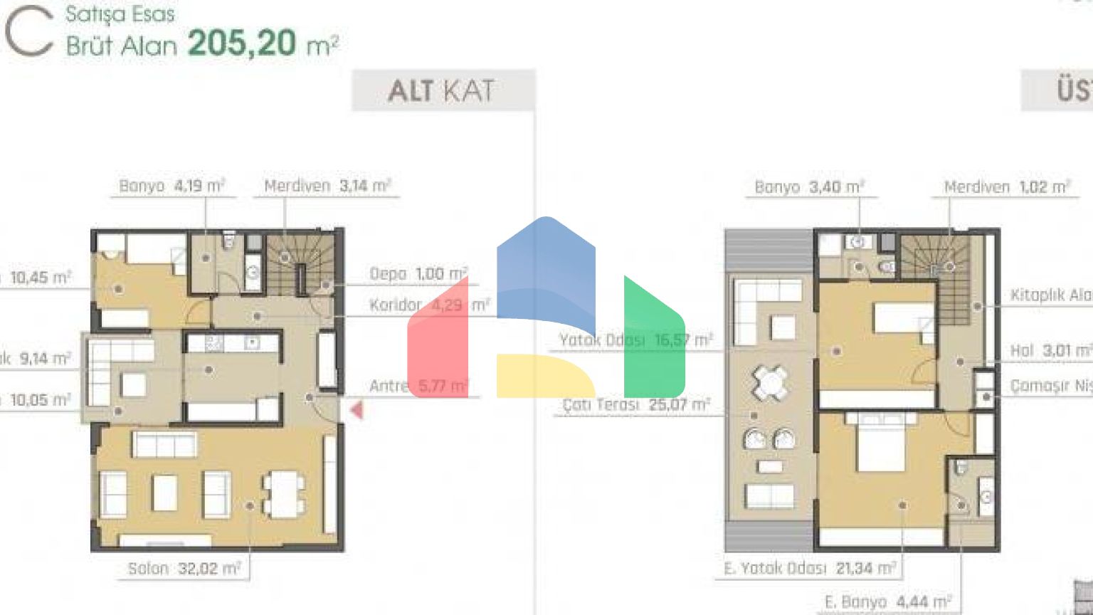 Дюплекс 3+1 в Стамбуле