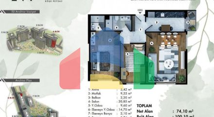 Квартира 4+1 в Стамбуле