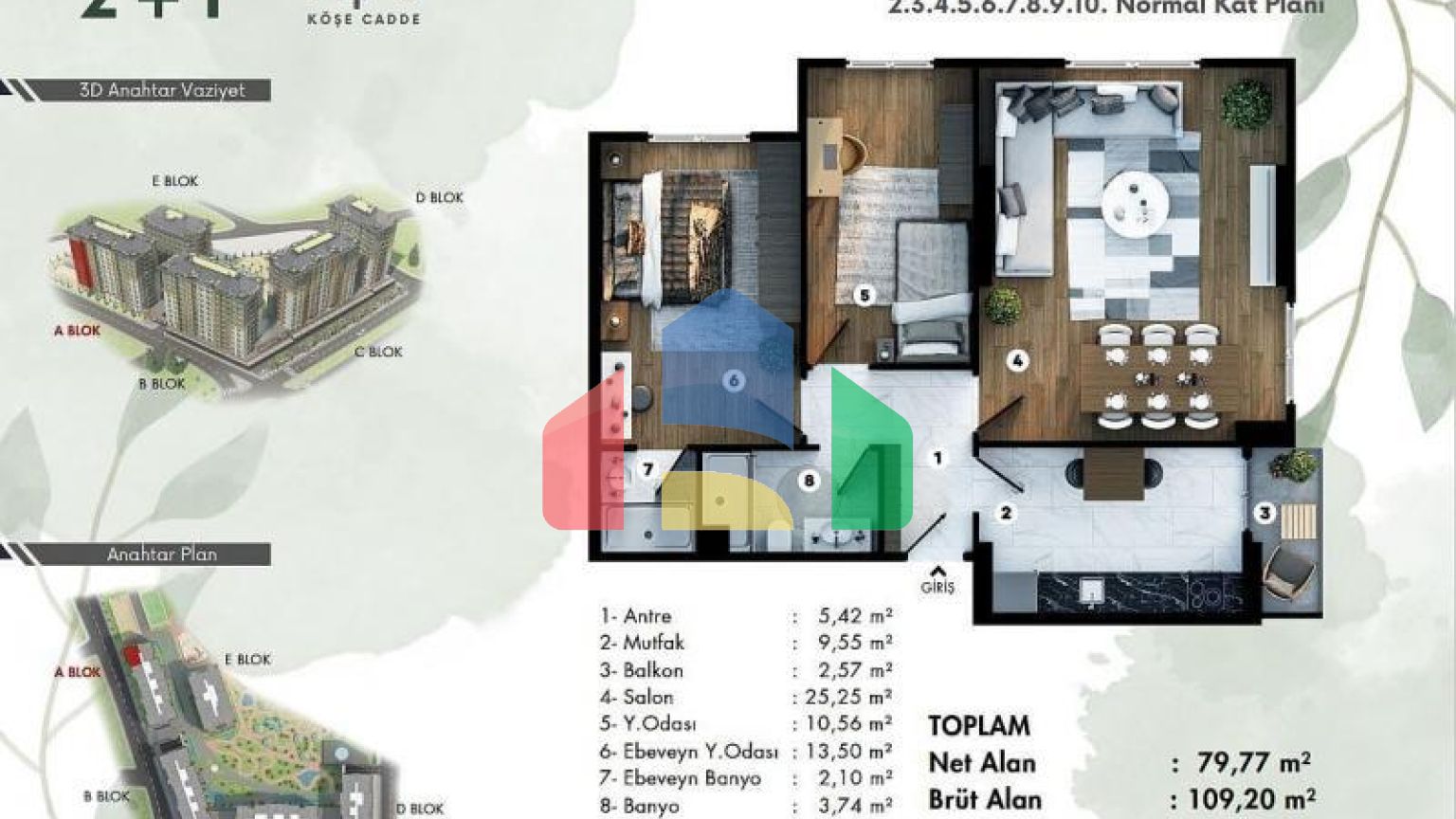 Квартира 4+1 в Стамбуле