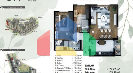 Квартира 4+1 в Стамбуле