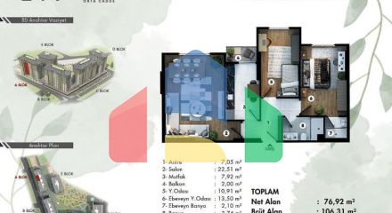 Квартира 4+1 в Стамбуле