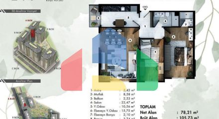 Квартира 4+1 в Стамбуле