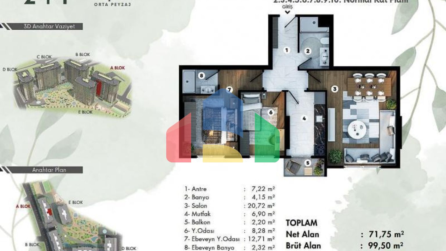 Квартира 4+1 в Стамбуле