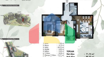 Квартира 4+1 в Стамбуле