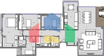 Квартира 4+1 в Стамбуле