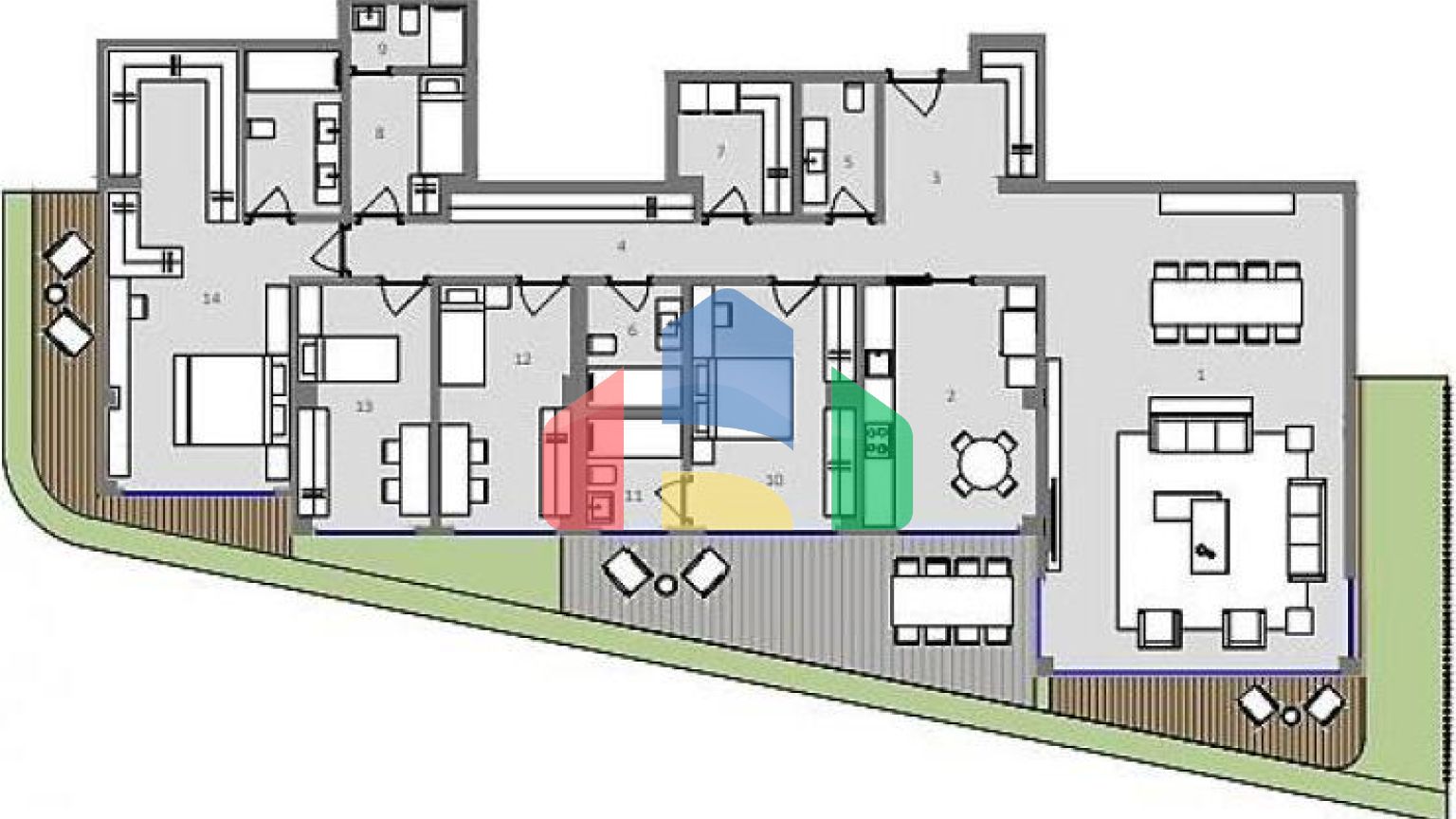 Квартира 4+1 в Стамбуле