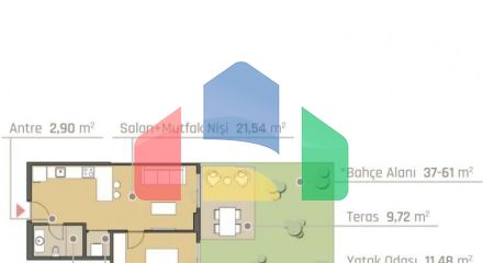 Квартира 1+1 в Стамбуле