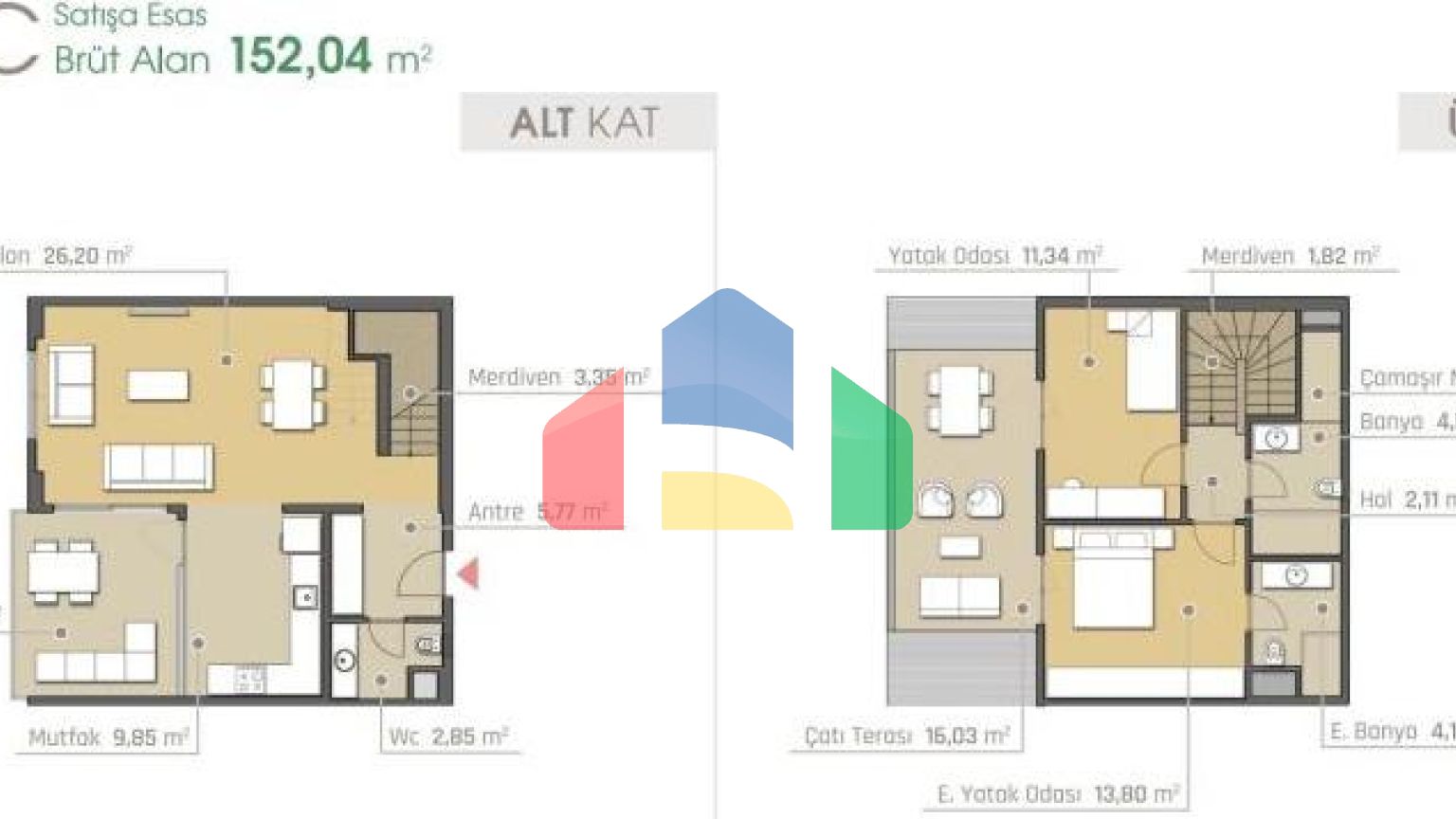 Квартира 1+1 в Стамбуле