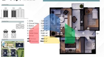 Квартира 3+1 в Стамбуле