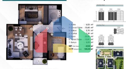 Квартира 3+1 в Стамбуле