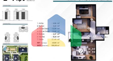Квартира 3+1 в Стамбуле