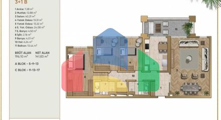 Квартира 5+1 в Стамбуле