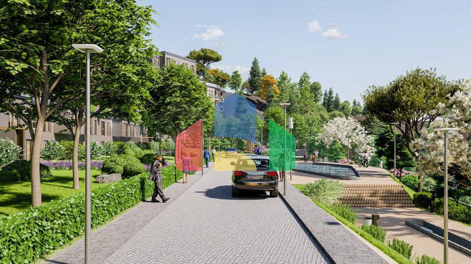 Масштабный жилой комплекс в центре района Пендик