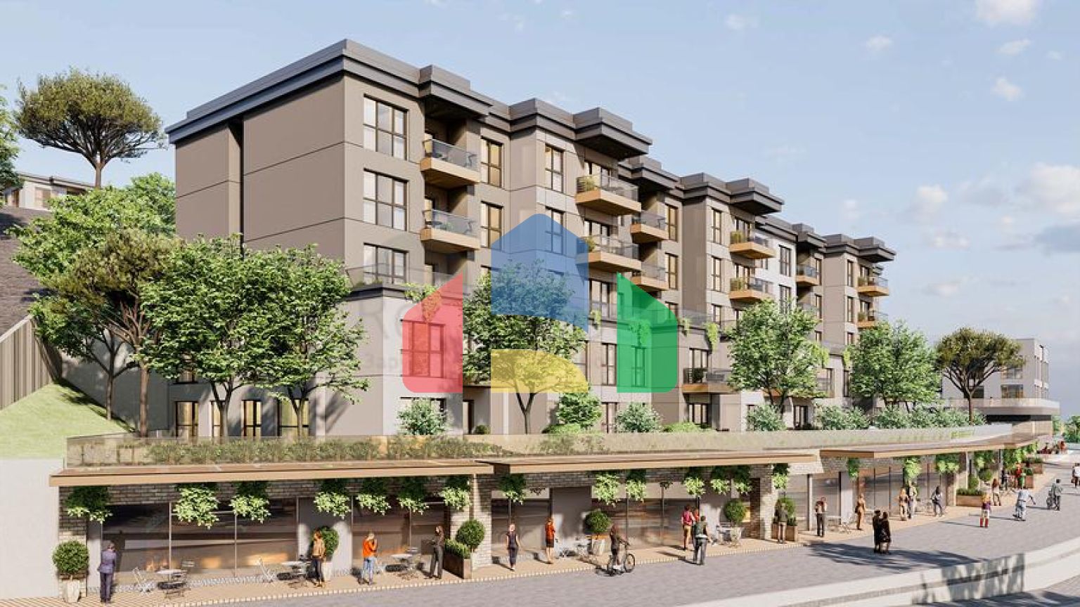 Масштабный жилой комплекс в центре района Пендик