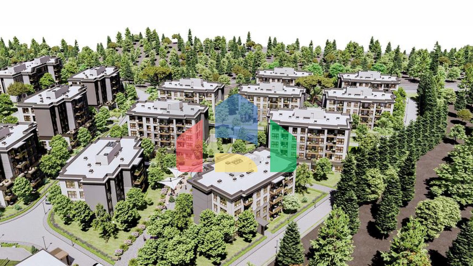 Масштабный жилой комплекс в центре района Пендик