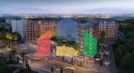 Житловий комплекс сімейної концепції, поруч з метро станцією