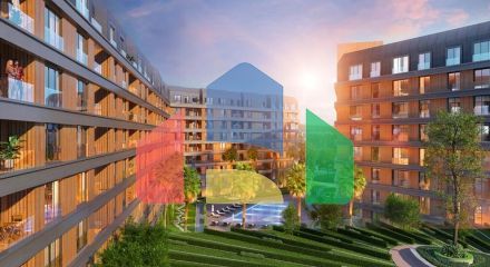 Житловий комплекс сімейної концепції, поруч з метро станцією