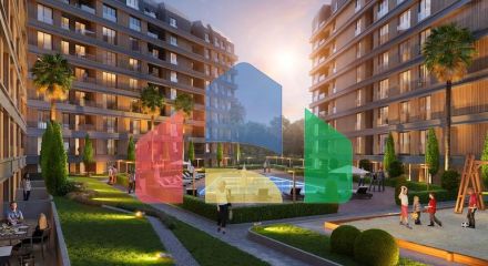 Житловий комплекс сімейної концепції, поруч з метро станцією