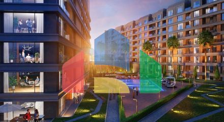 Житловий комплекс сімейної концепції, поруч з метро станцією