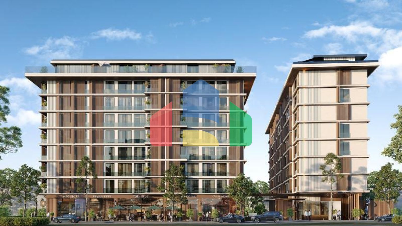 Квартира 2+1 с видом на море в Стамбуле