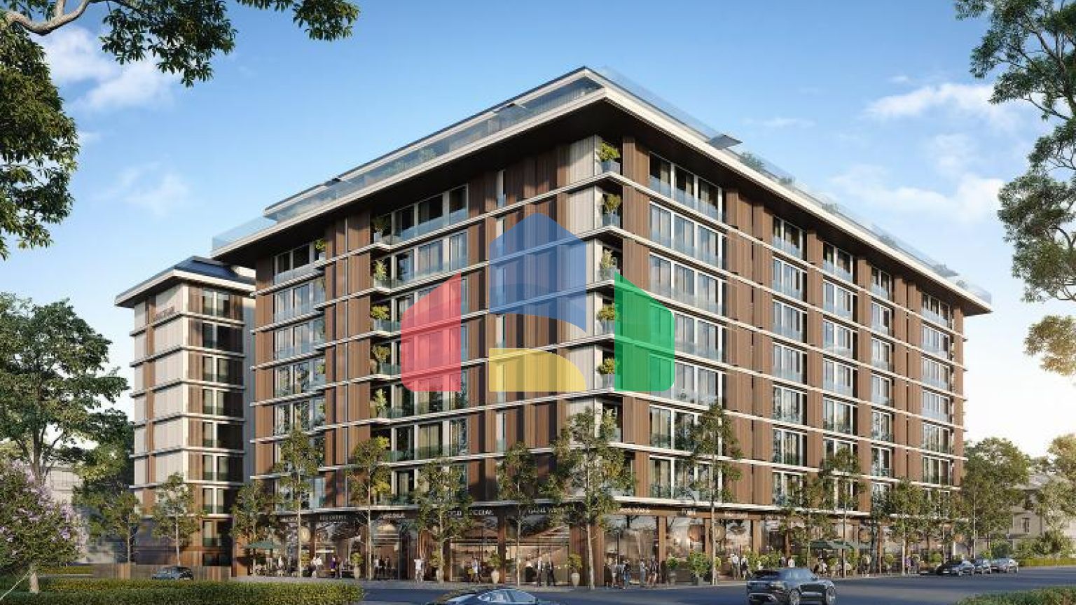 Квартира 2+1 с видом на море в Стамбуле