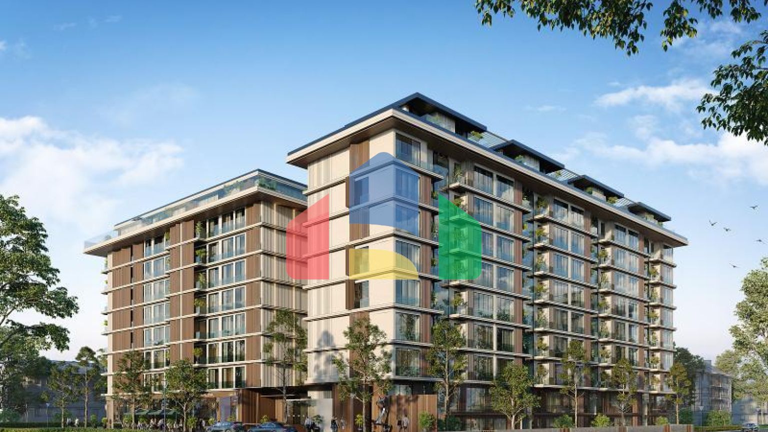 Квартира 2+1 с видом на море в Стамбуле