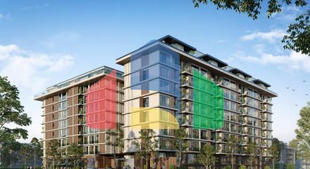 Квартира 2+1 с видом на море в Стамбуле