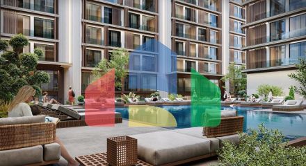 Квартира 2+1 с видом на море в Стамбуле