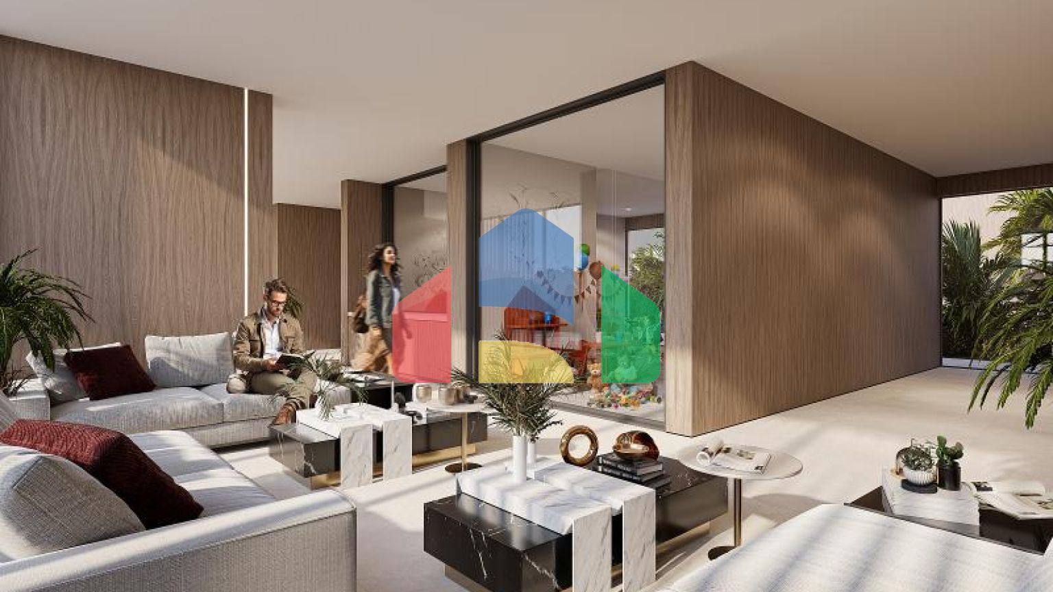 Квартира 2+1 с видом на море в Стамбуле