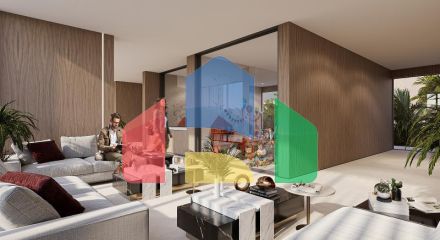 Квартира 2+1 с видом на море в Стамбуле