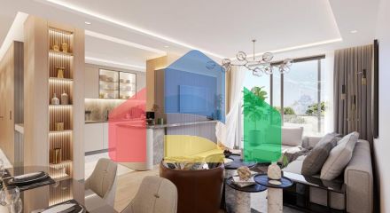 Квартира 2+1 с видом на море в Стамбуле