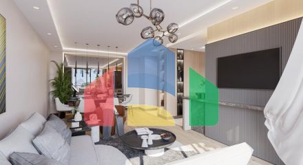 Квартира 2+1 с видом на море в Стамбуле